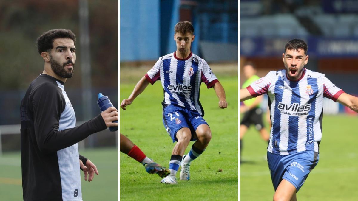 Por la izquierda, Yasser, Pablo Álvarez y Raúl Hernández.