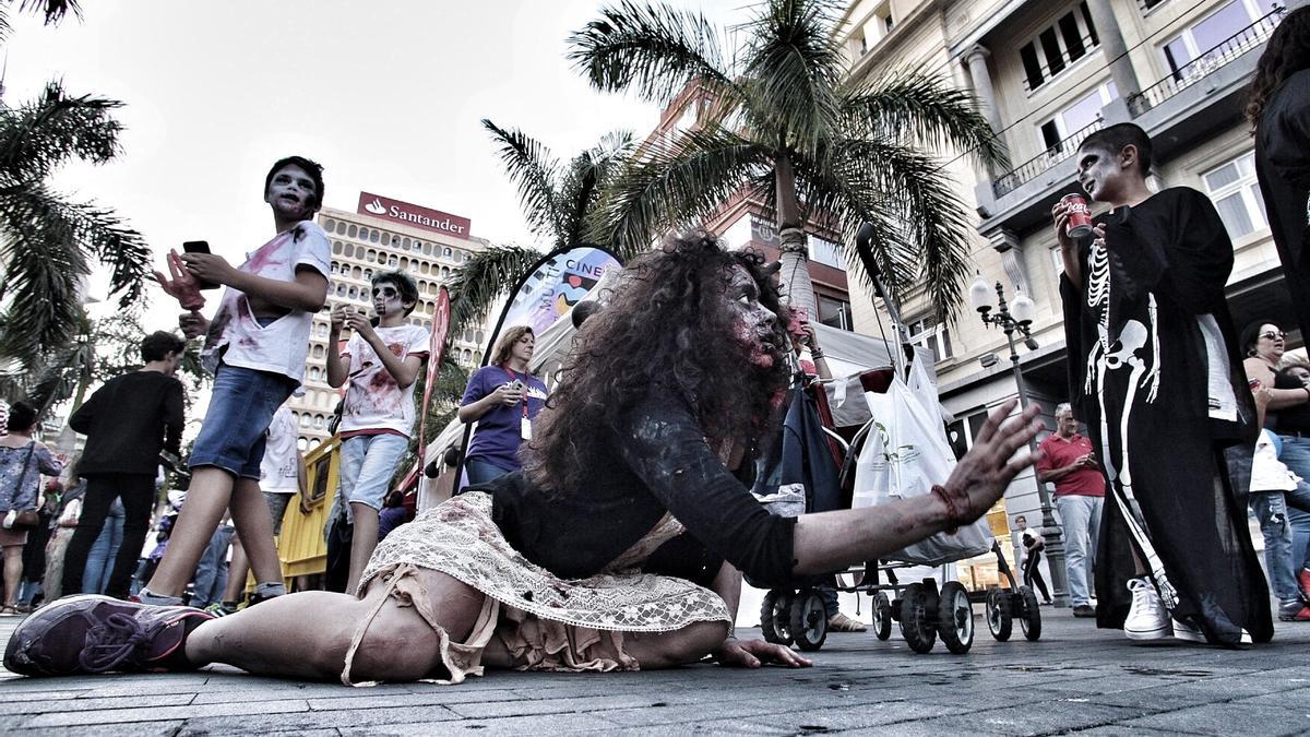 Celebración de Halloween en el municipio de Santa Cruz de Tenerife.