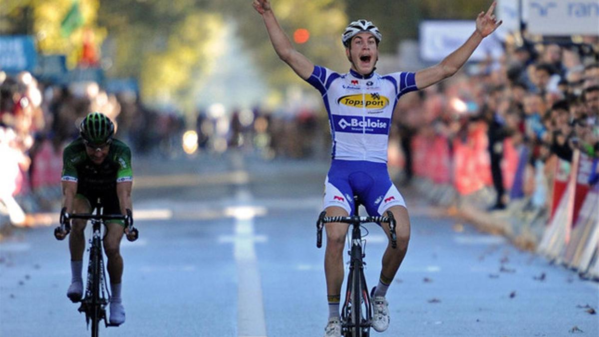 Wallays ganó en el esprín a Voeckler