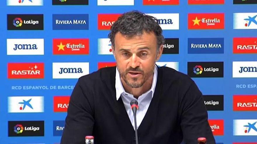 Luis Enrique: "El ritmo nos ha beneficiado"