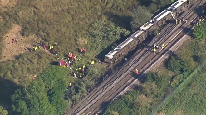 Segundo accidente de tren en Reino Unido en las últimas 24 horas