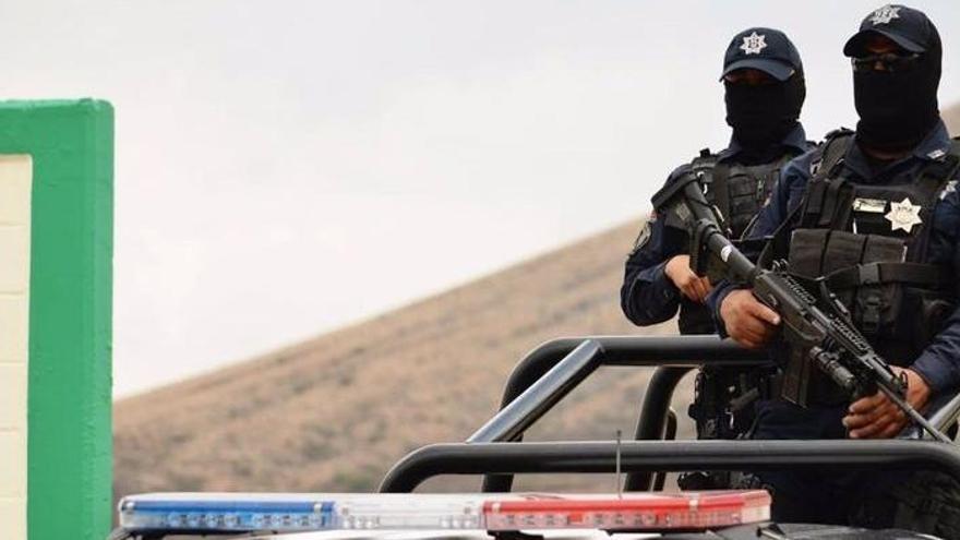 Policía estatal mexicana.