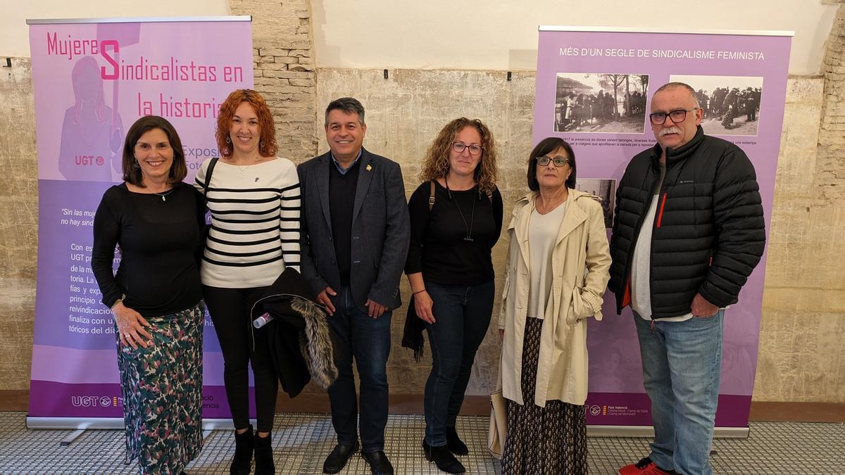 Exposición sobre mujeres sindicalistas de la historia en Olocau.