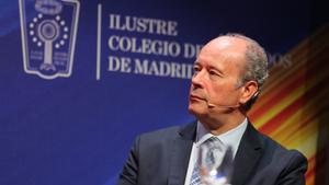 Archivo - El magistrado y exministro de Justicia Juan Carlos Campo durante la clausura los actos de la semana conmemorativa del 425 aniversario del Colegio de la Abogacía de Madrid (ICAM), en IE University, a 17 de junio de 2022, en Madrid (España).