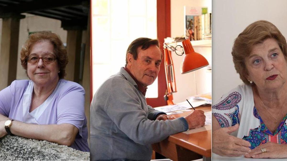 Dolors Corderas, Joan Escandell y María Torres Orvay