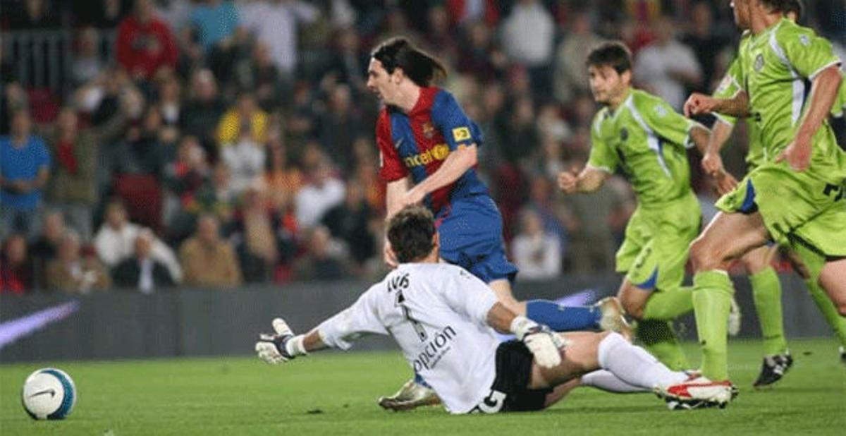 Goles de messi getafe