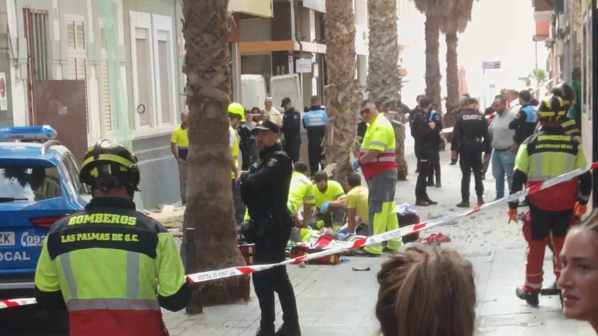 Accidente laboral en Las Palmas