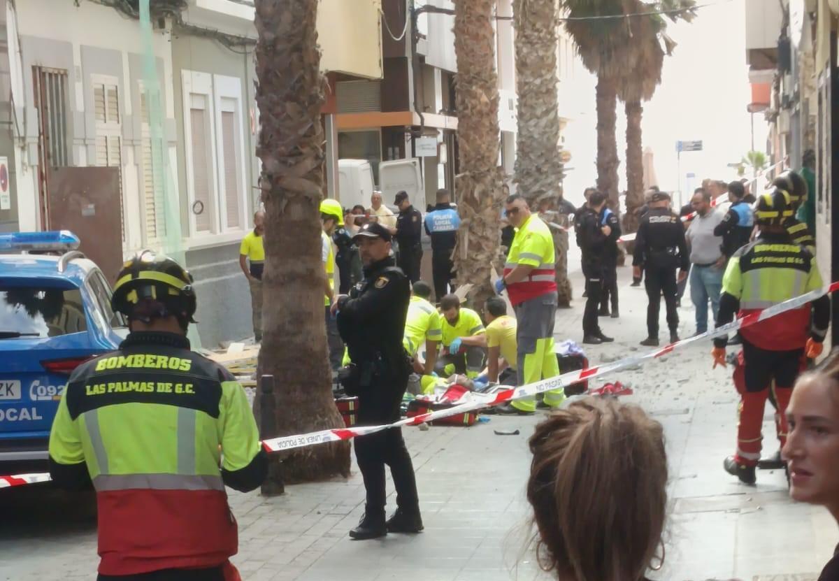 Accidente laboral en Las Palmas