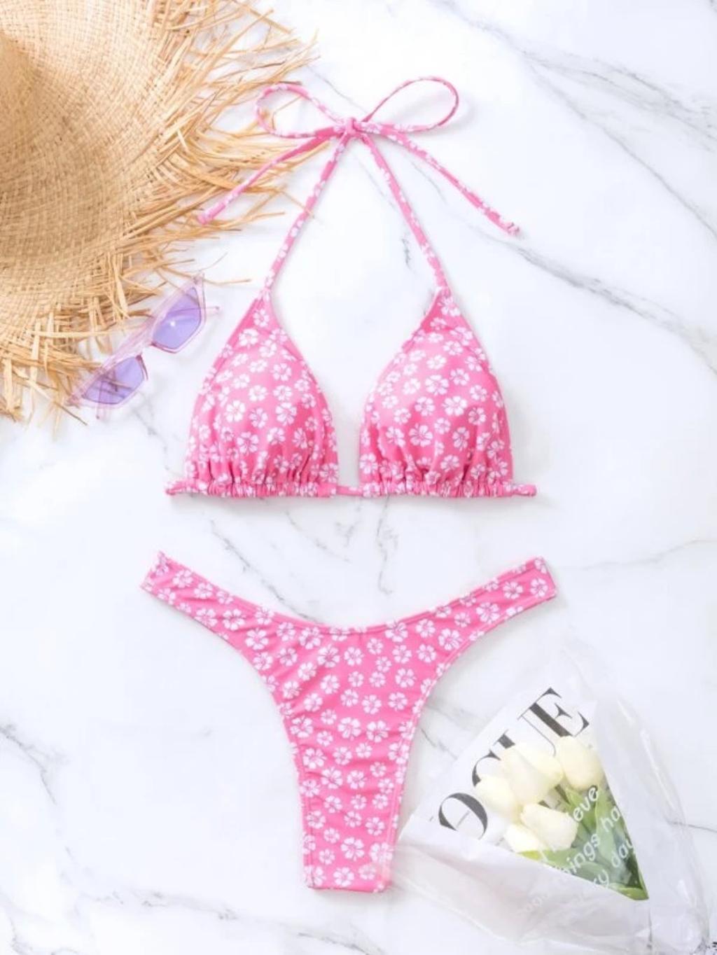 Bikini de flores de Shein (precio: 9 euros)