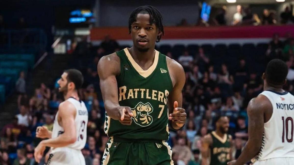 Anthony Tsegakele, en su etapa en los Saskatchewan Rattlers canadienses.