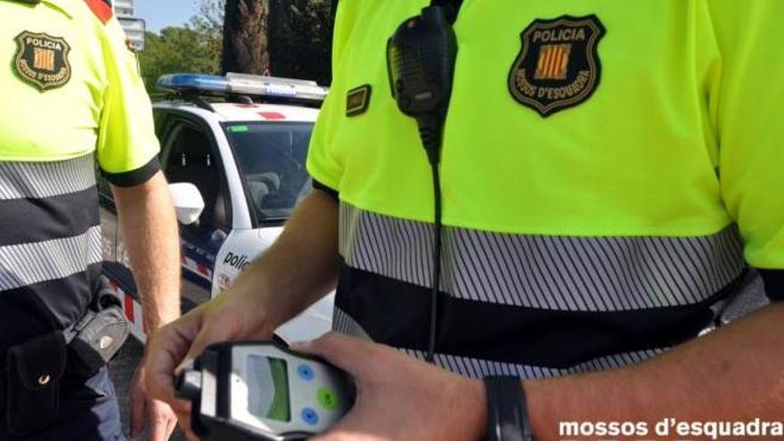 Uns Mossos, durant una prova