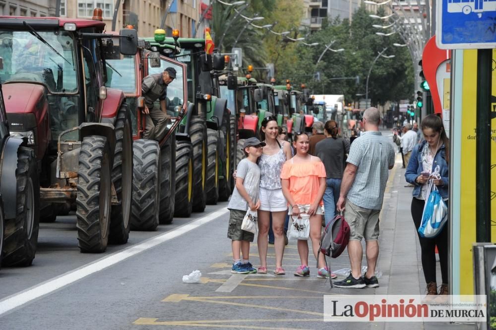 Manifestación de los agricultores por el Mar Menor en Murcia