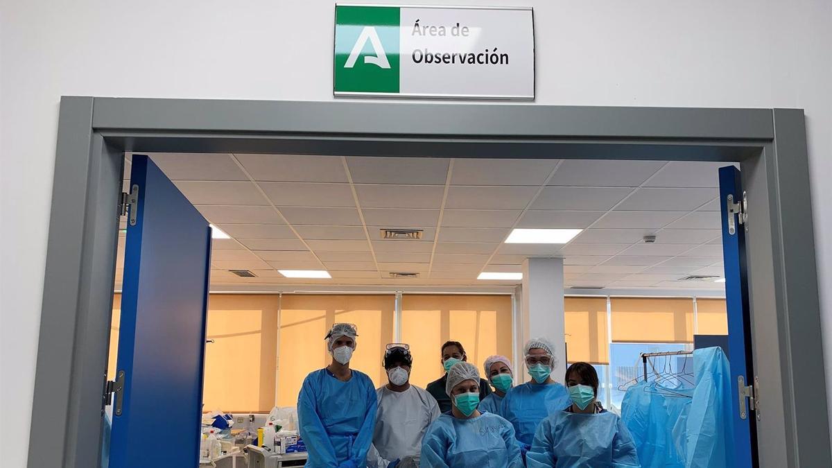 El Servicio de Urgencias del Hospital Virgen de la Victoria pone en funcionamiento el nuevo circuito para pacientes respiratorios