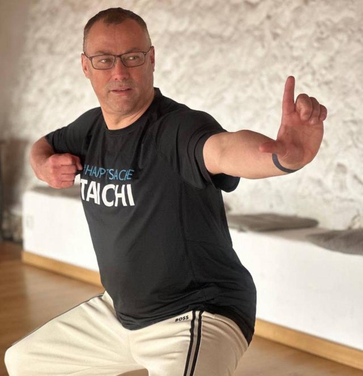 Mirko Lorenz se ha dedicado a las artes marciales chinas desde los 23 años.