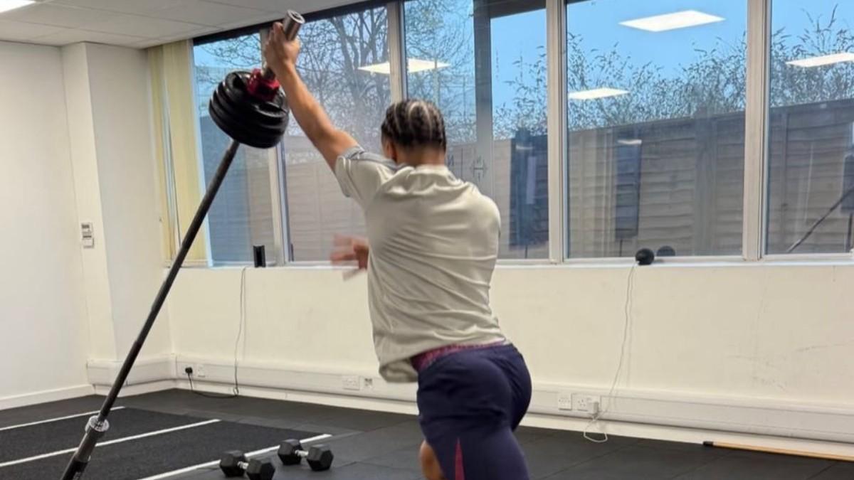 Tavares se pone en forma antes de aterrizar en Barcelona