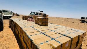 Tres militares libios muertos en enfrentamietnos armados con contrabandistas cerca de la frontera con Argelia