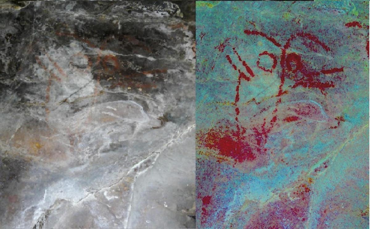 Pinturas encontradas en Casaio. // FdV