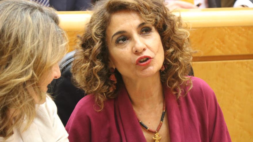 La vicepresidenta primera del govern espanyol, María Jesús Montero, aquest dimarts al Senat