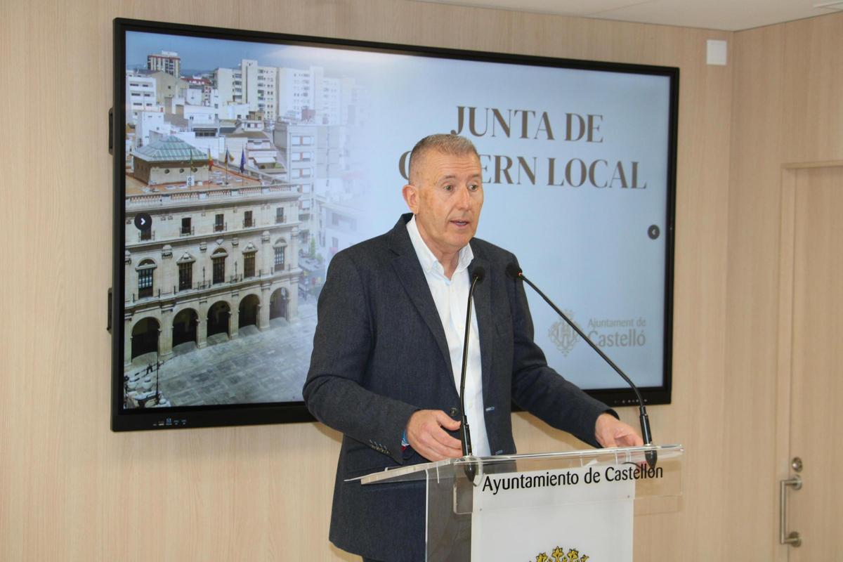El portavoz del equipo de gobierno de Castelló, Vicent Sales.