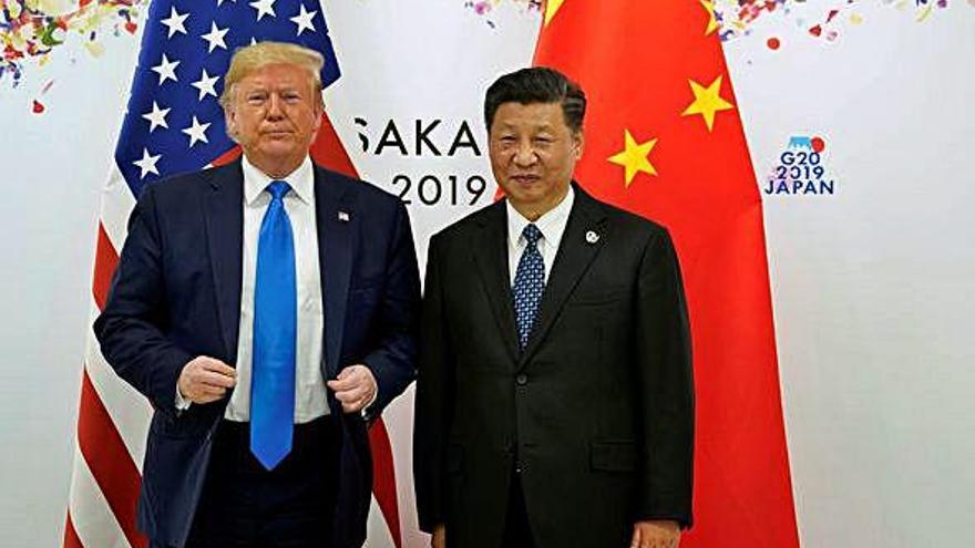 Donald Trump y Xi Jinping.