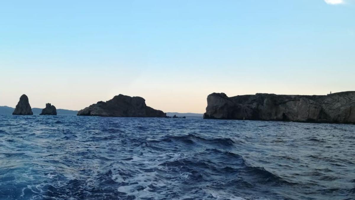 Les illes Medes capturades des d&#039;una embarcació dels Agents Rurals
