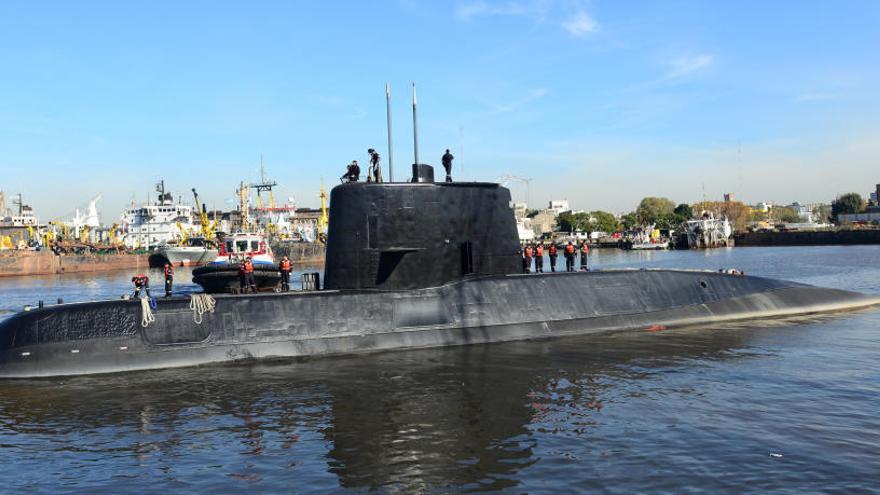 El submarino ARA San Juan, desaparecido hace un año.