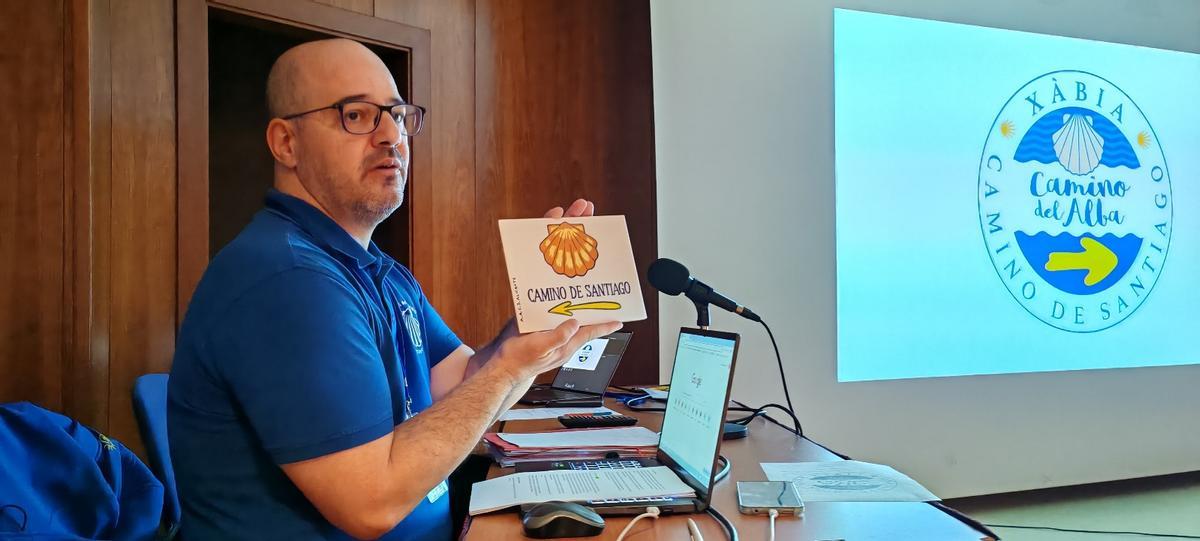 Alfonso Corral, vocal de la Federación Española de Asociaciones del Camino de Santiago y presidente de la Asociación de Alicante