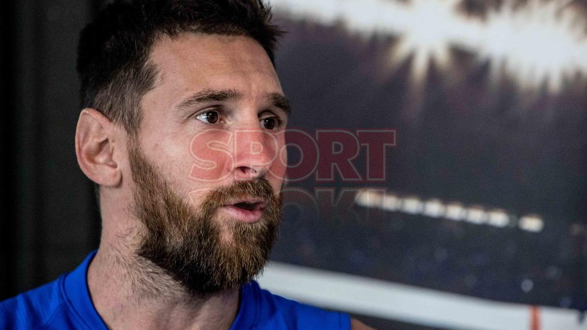 Las imágenes de la entrevista en exclusiva de SPORT a Leo Messi.