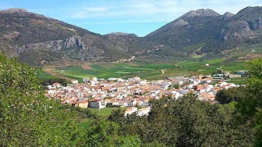 El pueblo de Alfarnate.