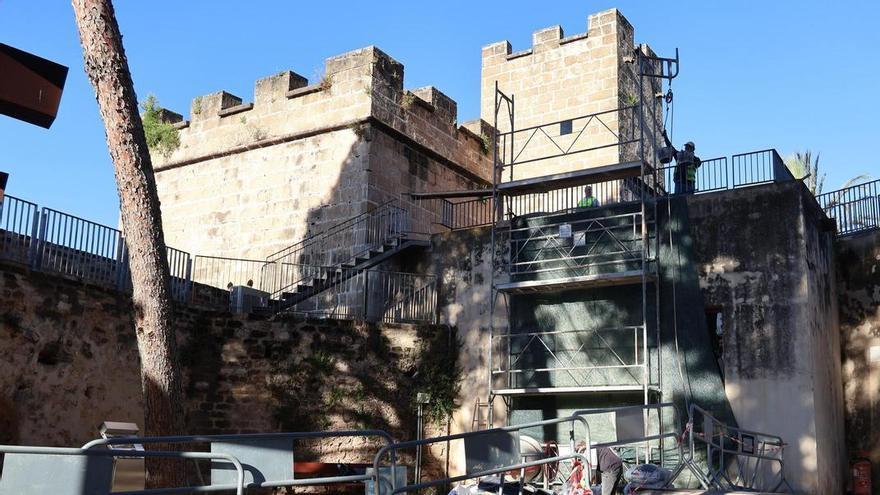Dénia inicia obras de mejora en la torre del Consell y "La Sala" del castillo