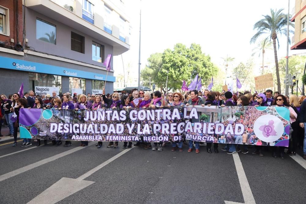 8M en Murcia: Manifestación de la mañana