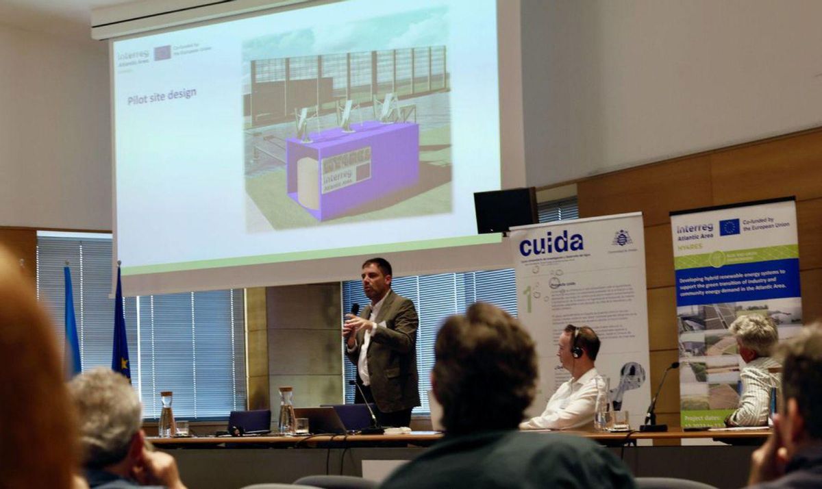 Interior del contenedor, donde se monitorizan los datos obtenidos.