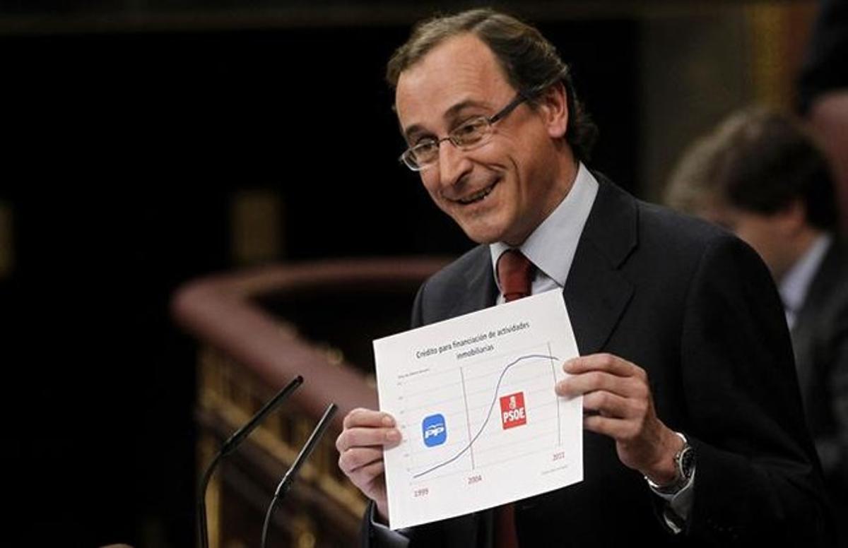 El portaveu del PP al Congrés, Alfonso Alonso, el dia 19 de desembre, al Congrés dels Diputats. JOSÉ LUIS ROCA