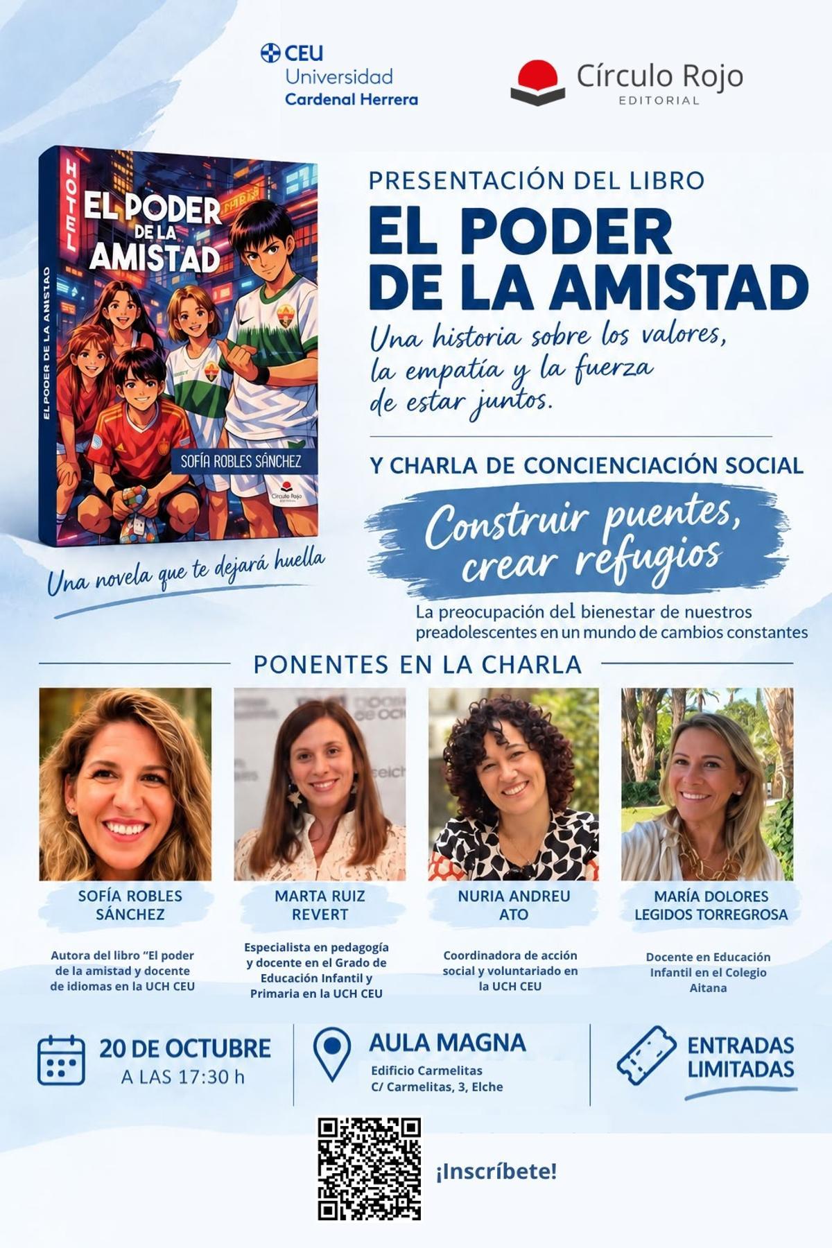 Cartel de la presentación.