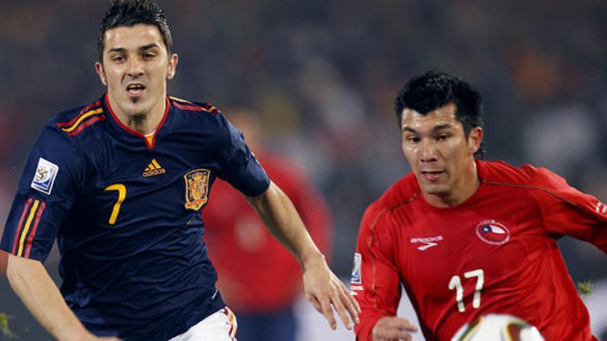 Espana-Chile, en el Mundial 2010