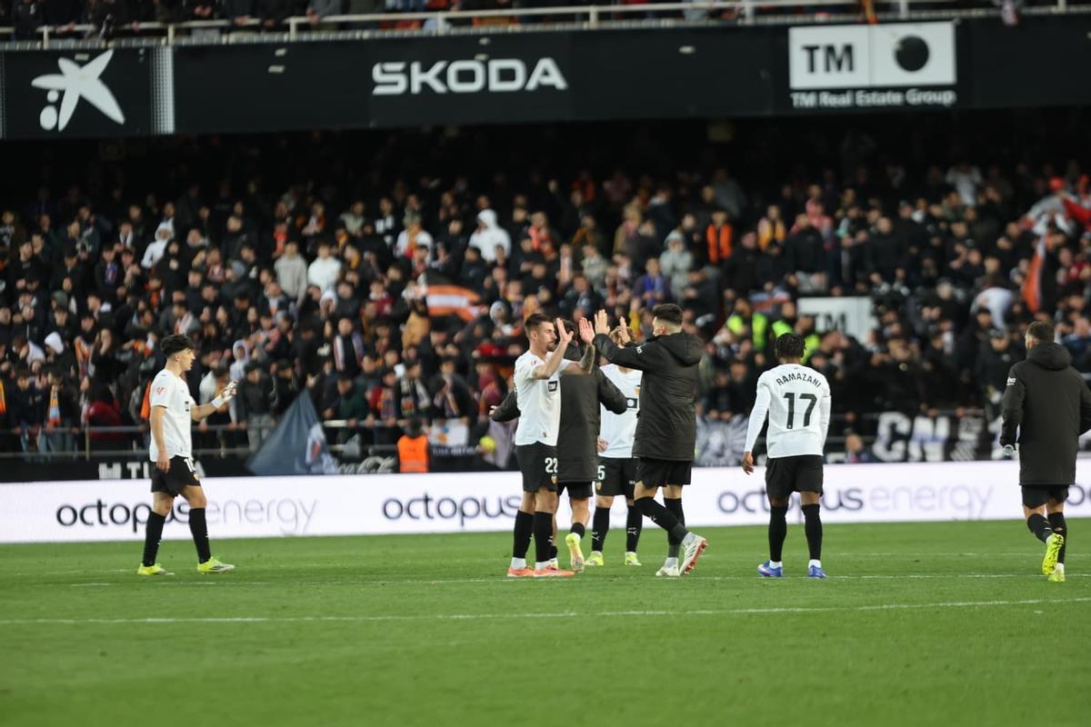 Valencia CF-Espanyol, en imágenes