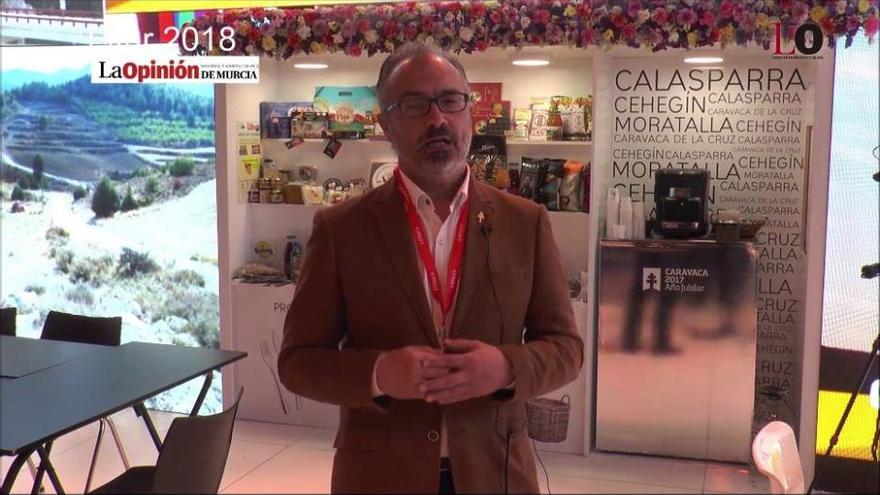 José Moreno, alcalde de Caravaca de la Cruz, en Fitur 2018