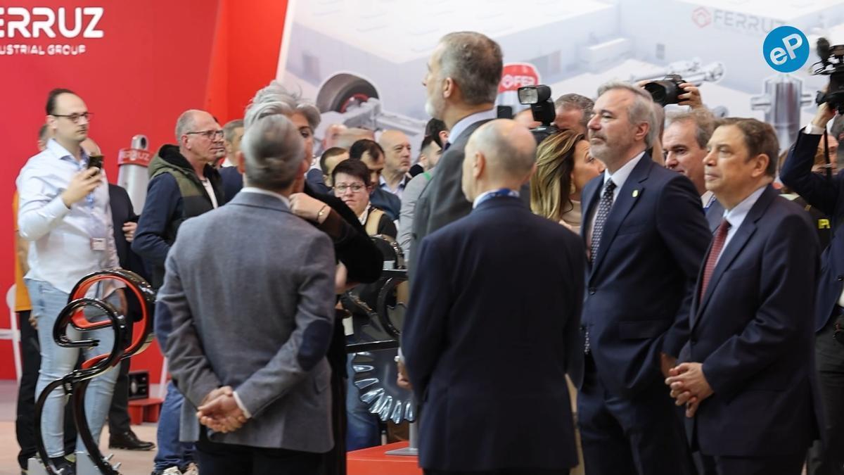 Vídeo | El Rey sube el telón en Zaragoza a la FIMA más tecnológica y con miles de visitantes