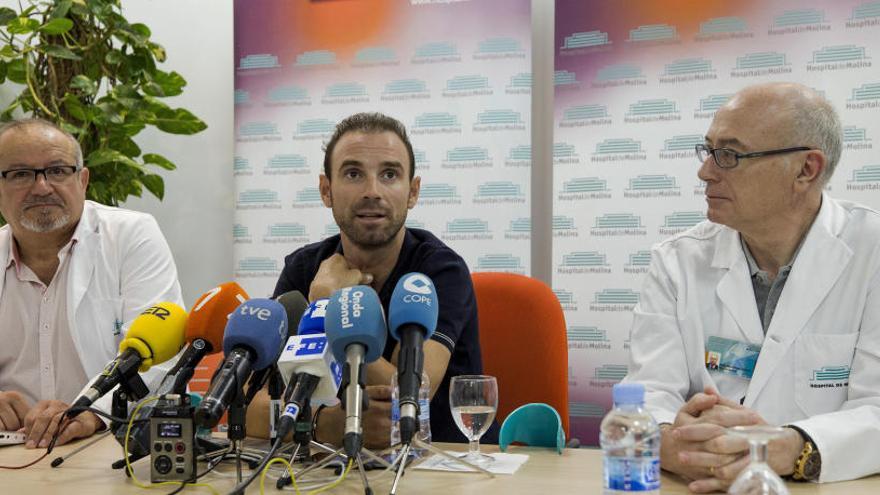 Alejandro Valverde: &quot;Trabajaré para volver a estar como antes&quot;