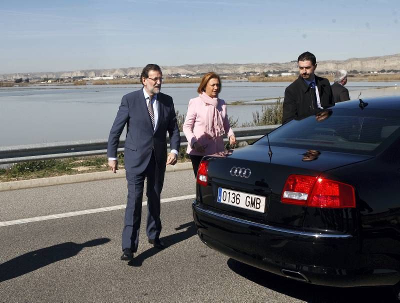 Fotogalería de la visita de Rajoy a la ribera del Ebro