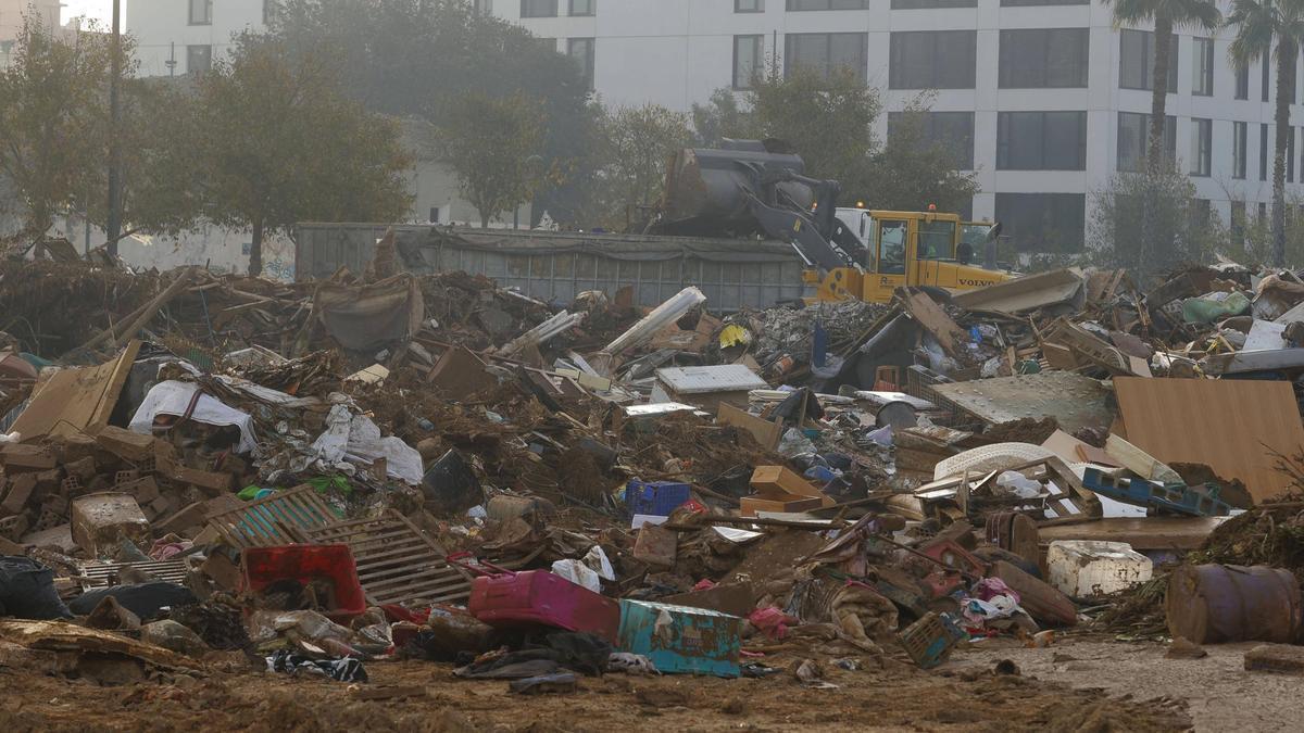 Enseres de viviendas arrasadas por la DANA.