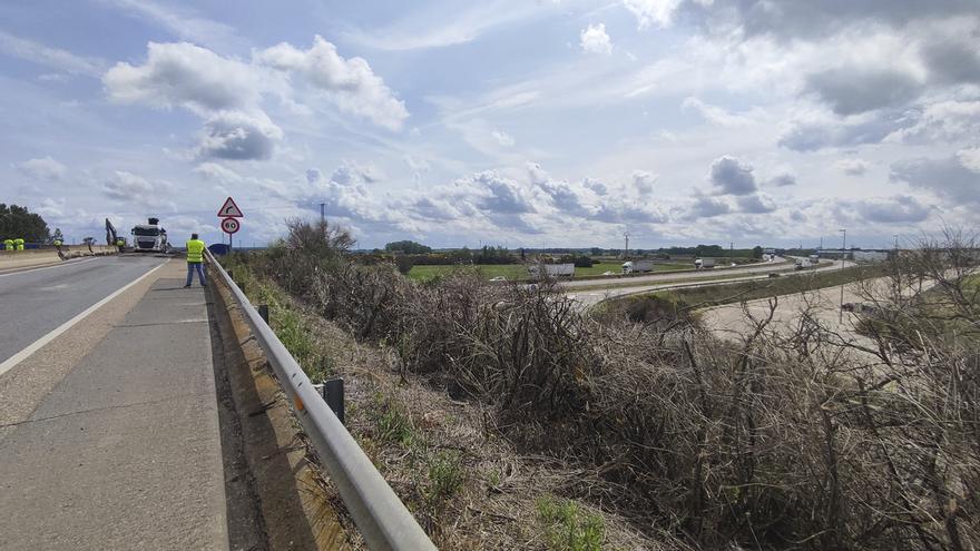 Arrancan las obras del enlace al CTLB desde la A-6 en Benavente