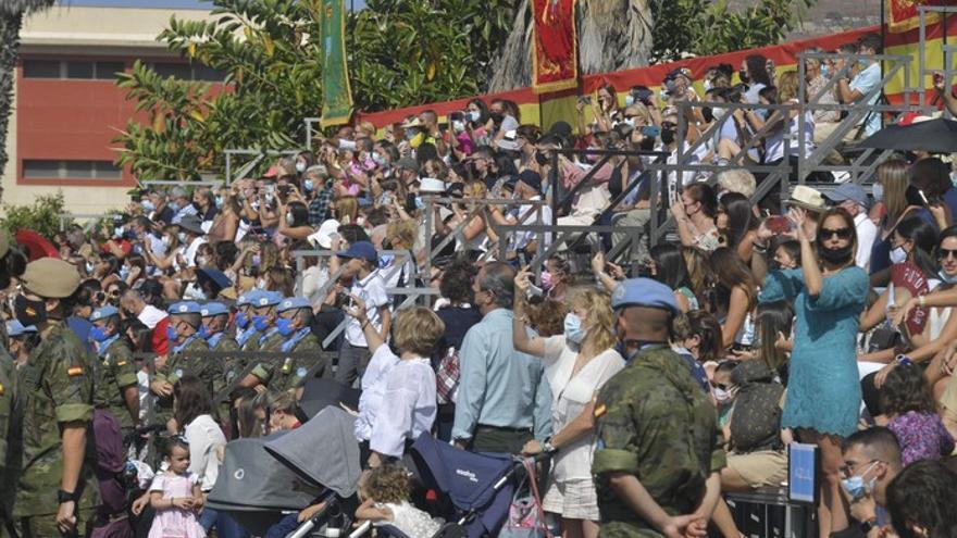 Despedida a militares que parten a Beirut en misión de Paz