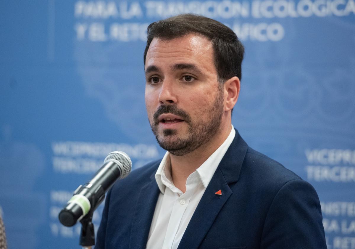 El ministro de Consumo, Alberto Garzón