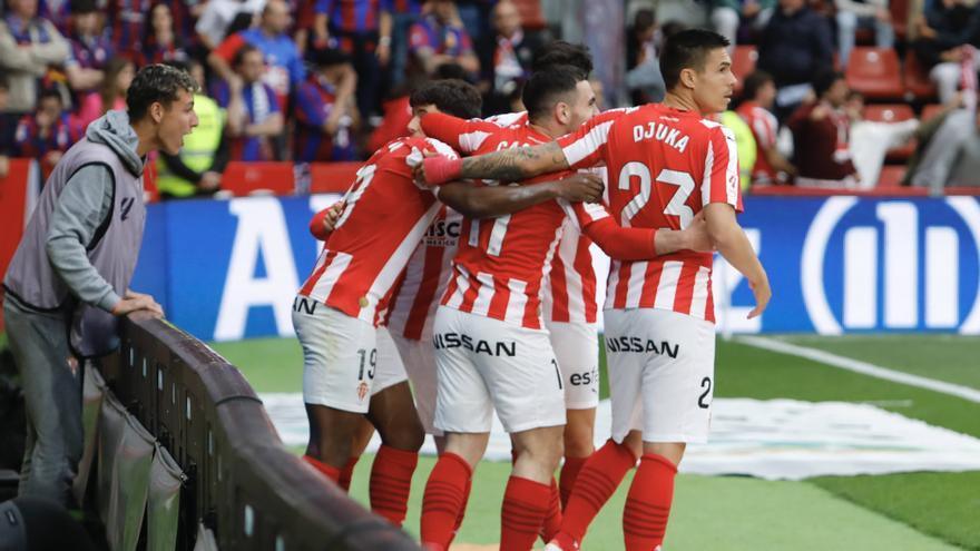 El Sporting elige creer: victoria y una vida más para jugársela en Elda (1-0)
