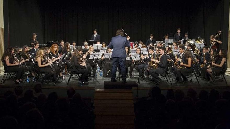 La Banda de Música de Zamora toca en honor a su patrona Santa Cecilia