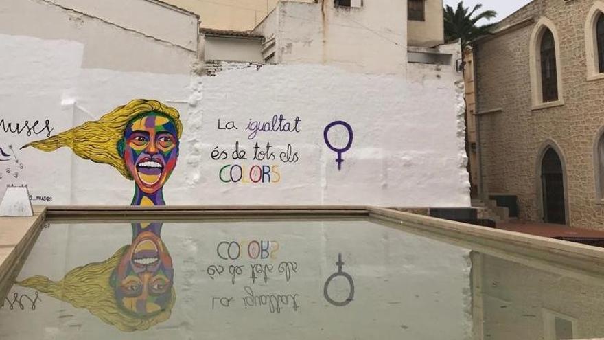 Un mural en Benissa para reivindicar la igualdad