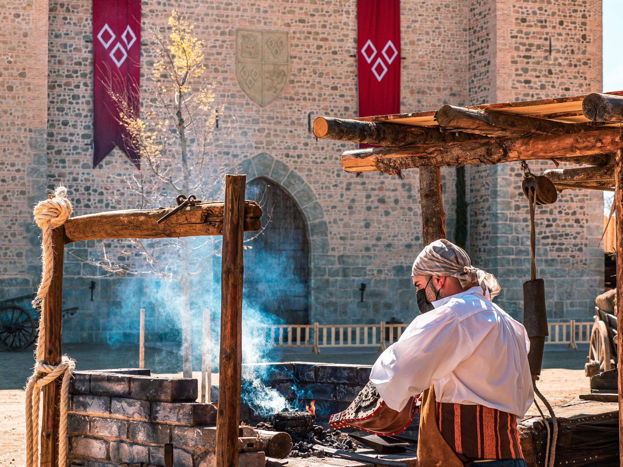 Imagen de uno de los escenarios de los espectáculos de Puy du Fou