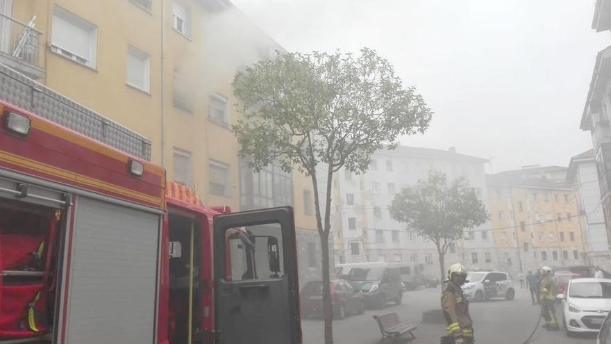 Incendio en Ventanielles.