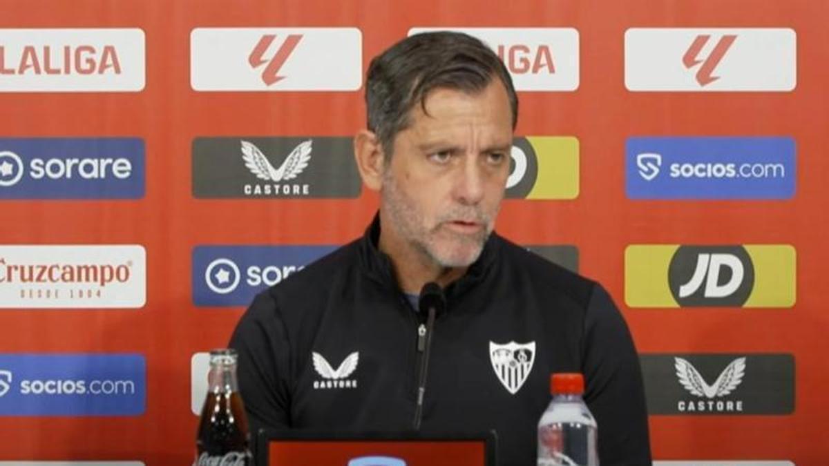 Quique Sánchez Flores comparece en rueda de prensa contra el Granada